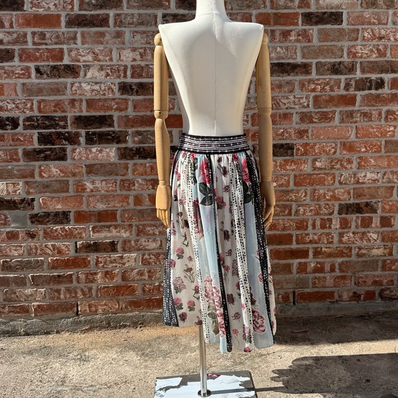 Anthropologie VERB by Pallavi Singhee “Condorcet” floral midi skirt / 6P / EUC - Picture 12 of 15
